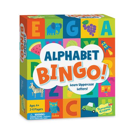 peaceable kingdom alphabet bingo! review|Amazon.co.uk:Customer reviews: Peaceable Kingdom Alphabet .